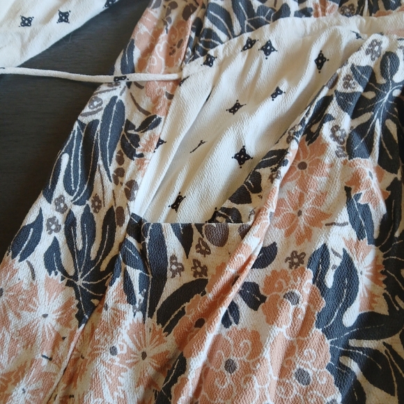 Free People Foral and Bird Print Dress NWOT SIZE Xs - Picture 6 of 7